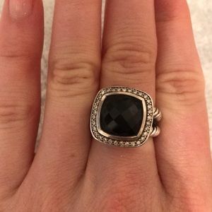 Black onyx David yurman ring